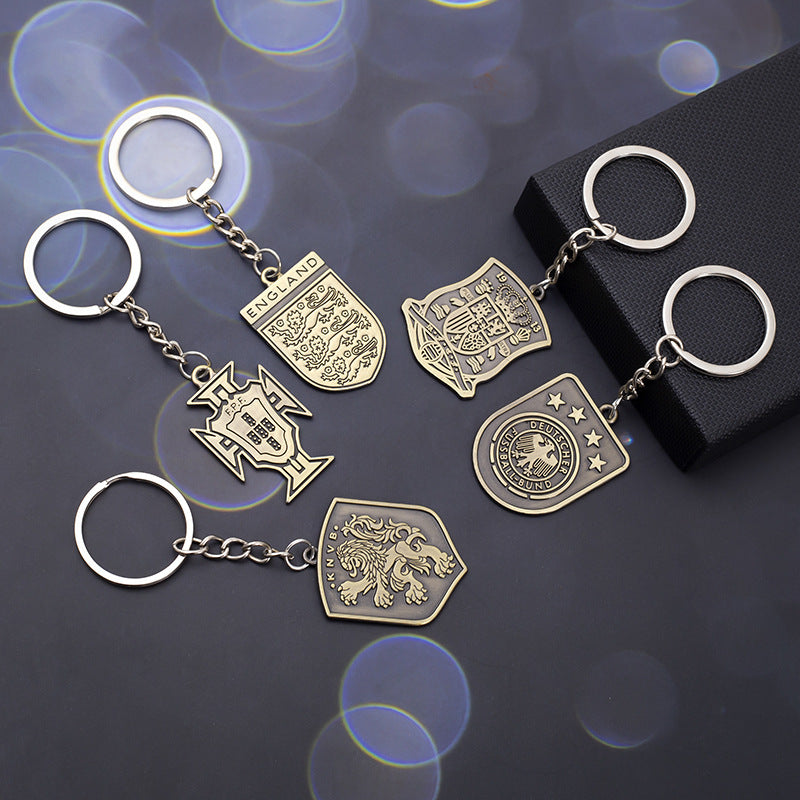 Metal Keychain with 2026 World Cup Team Logos