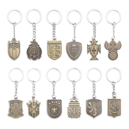 Metal Keychain with 2026 World Cup Team Logos