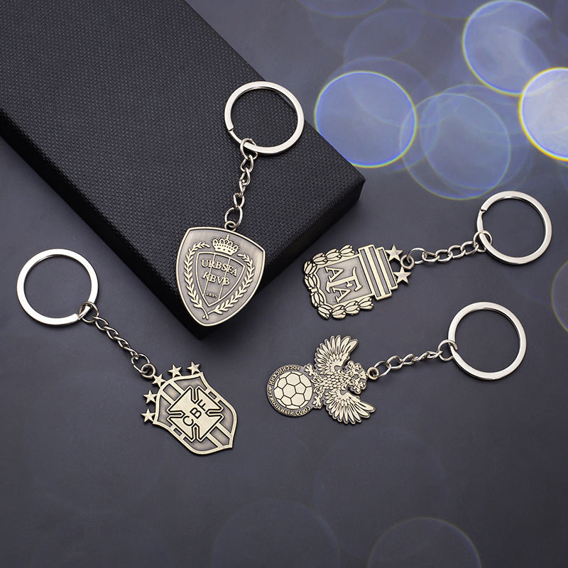 Metal Keychain with 2026 World Cup Team Logos