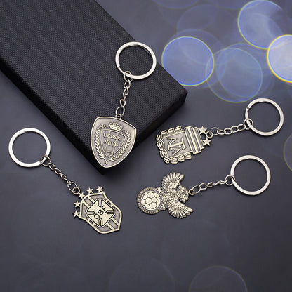 Metal Keychain with 2026 World Cup Team Logos